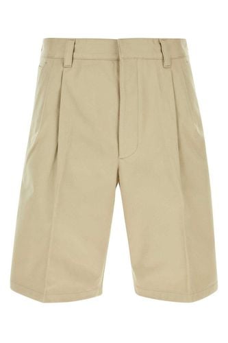 Prada Pleated Knee-length Shorts - Prada - Modalova