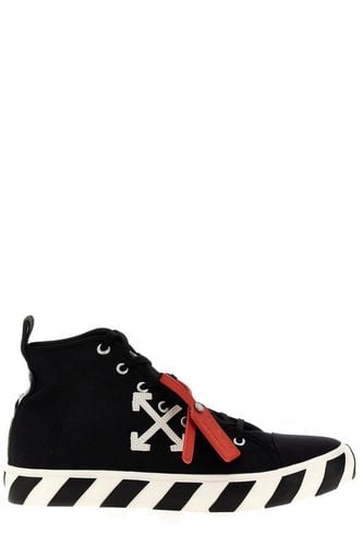 Off- Vulcanized Lace-up Sneakers - Off-White - Modalova