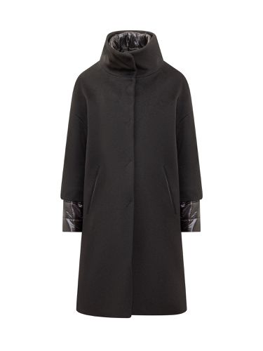 Herno Single Breast Wool Coat - Herno - Modalova