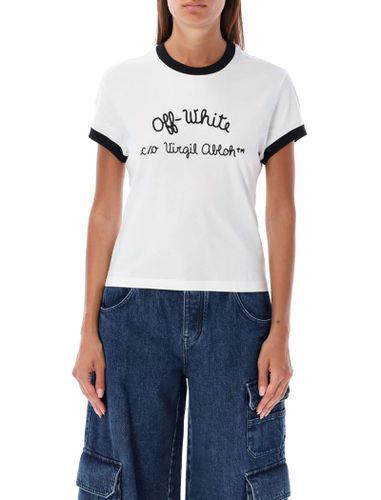 Off-White Scripte Tipe T-shirt - Off-White - Modalova