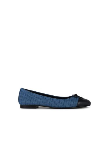 Matelassé Ballet Flats In Blue Denim Blend - Tory Burch - Modalova