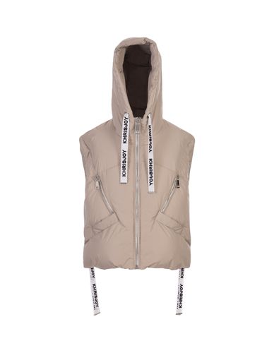 Sand Khris Iconic Padded Gilet - Khrisjoy - Modalova