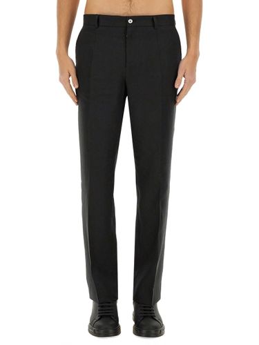 Stretch Linen Tailored Pants - Dolce & Gabbana - Modalova