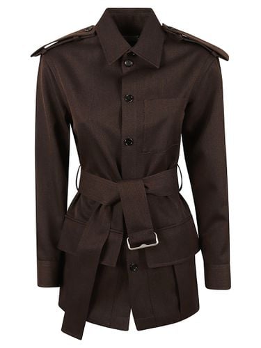 Burberry Belted Buttoned Jacket - Burberry - Modalova