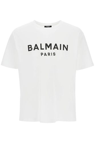 Balmain Logo Print T-shirt - Balmain - Modalova