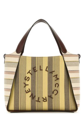 Printed Fabric Stella Logo Handbag - Stella McCartney - Modalova