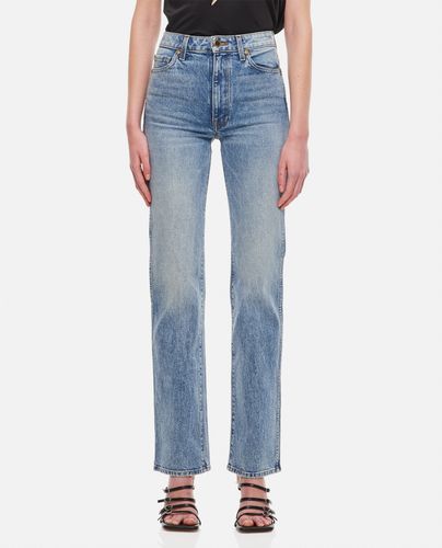 Danielle High Waisted Cotton Jeans - Khaite - Modalova