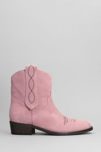 Texan Ankle Boots In - Suede - Via Roma 15 - Modalova