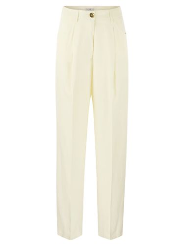 Gabrielle - Viscose And Linen Trousers - PT Torino - Modalova