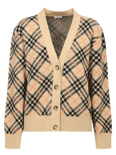 Embroidered Cashmere Cardigan - Burberry - Modalova