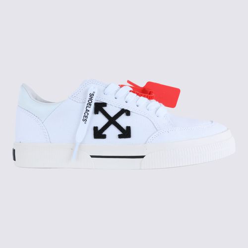 Off-White White Cotton Sneakers - Off-White - Modalova