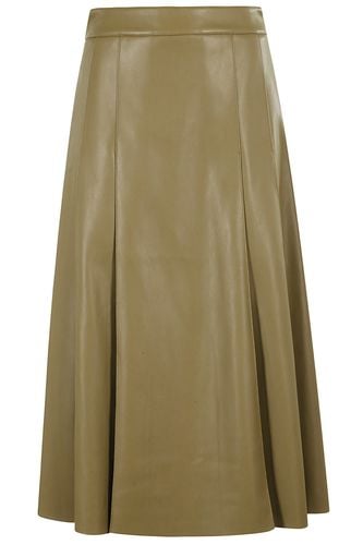 Geeuw Faux Leather Midi Skirt - Essentiel Antwerp - Modalova