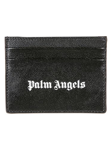 Palm Angels Logo Caviar Card Holder - Palm Angels - Modalova