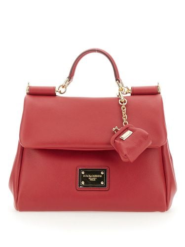 Sicily Soft Leather Handbag - Dolce & Gabbana - Modalova