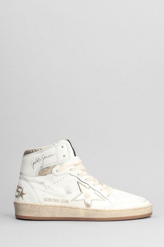 Sky Star Sneakers In Leather - Golden Goose - Modalova