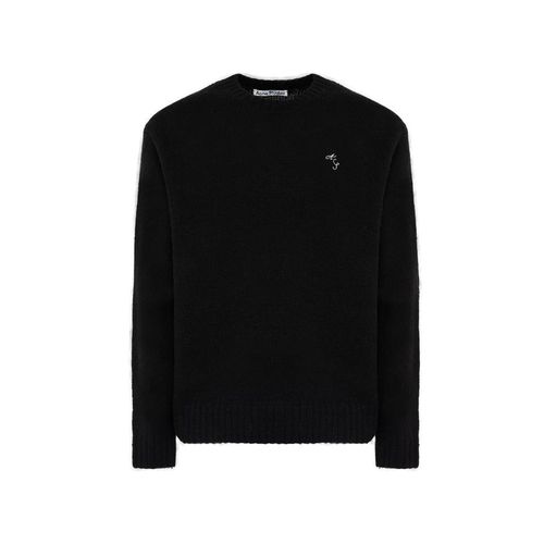 Logo Embroidered Sweater - Acne Studios - Modalova