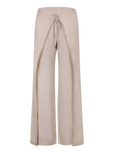 Hazelnut Linen Pareo Pants - 120% Lino - Modalova