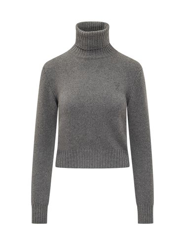 Ami De Coeur Turtleneck Knitted Jumper - Ami Alexandre Mattiussi - Modalova