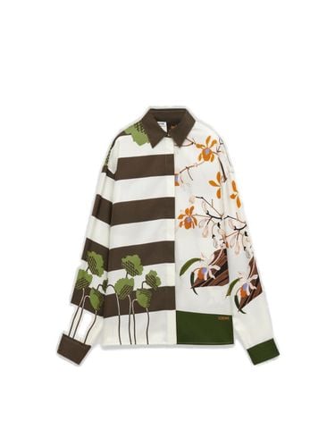 Loewe Graphic Print Panelled Shirt - Loewe - Modalova