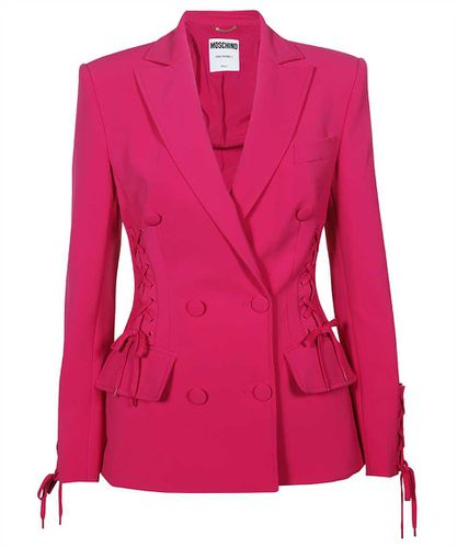 Moschino Double Breasted Blazer - Moschino - Modalova