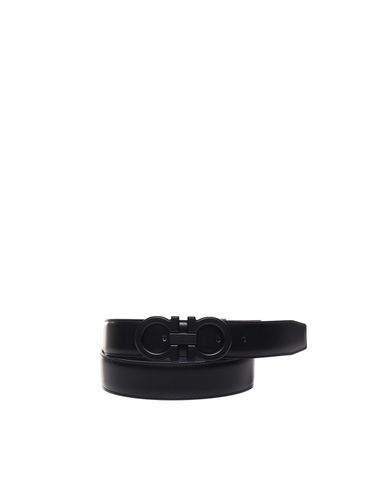 Gancini Reversible And Adjustable Belt - Ferragamo - Modalova