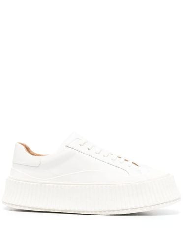 Jil Sander White Leather Sneakers - Jil Sander - Modalova