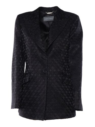 Stretch Damask Jacket - Alberta Ferretti - Modalova