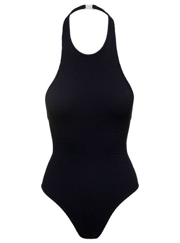 The Surfer One-piece Swimsuit With Haltreneck And Open Back In Stretch Polyamide Woman - Reina Olga - Modalova