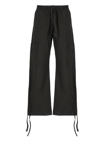 Straight-leg Drawstring Cargo Trousers - MSGM - Modalova