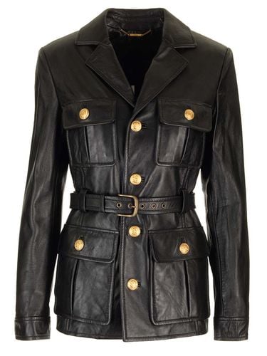 Chloé Black Lambskin Safari Jacket - Chloé - Modalova