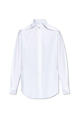 Long Sleeved Buttoned Poplin Shirt - Alexander McQueen - Modalova