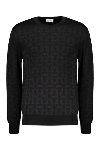 Long Sleeve Crew-neck Sweater - Ferragamo - Modalova