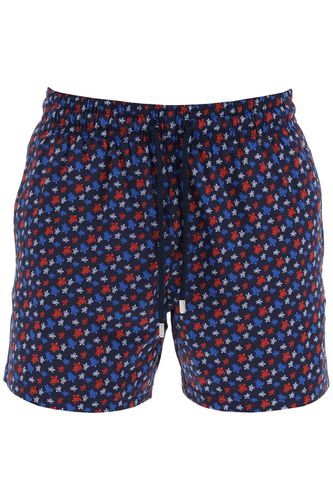 Rainbow Round Micro Sea Turtle Bermuda Shorts - Vilebrequin - Modalova