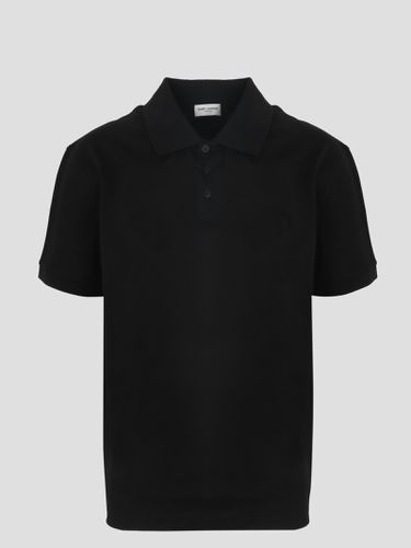 Saint Laurent Cassandre Polo Shirt - Saint Laurent - Modalova