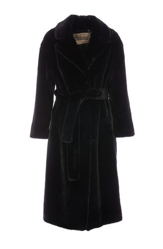 Herno Soft Faux Fur Coat - Herno - Modalova