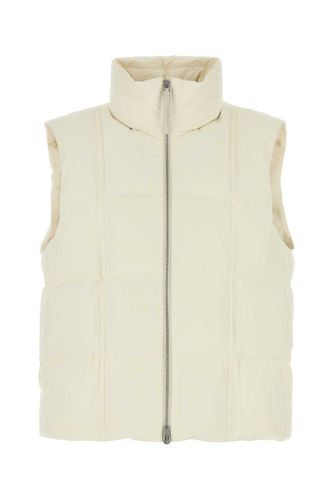 Ivory Polyester Sleeveless Down Jacket - Jil Sander - Modalova