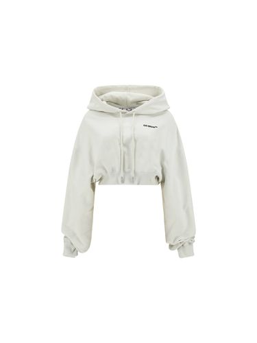 Off-White White Cotton Sweatshirt - Off-White - Modalova