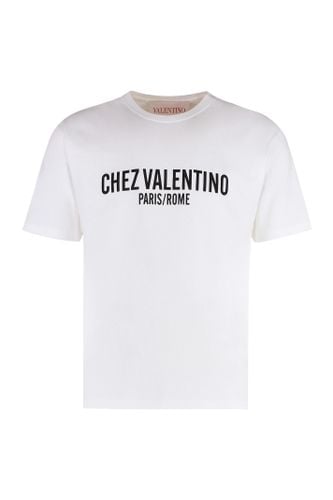 Valentino Cotton Crew-neck T-shirt - Valentino - Modalova