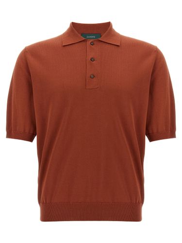 Zanone Cotton Polo Shirt - Zanone - Modalova