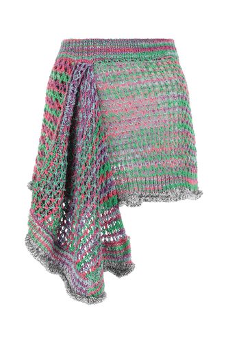 Multicolor Crochet Mini Skirt - The Attico - Modalova