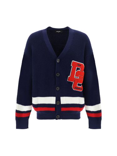 Varsity Cardigan With D2 Patch - Dsquared2 - Modalova