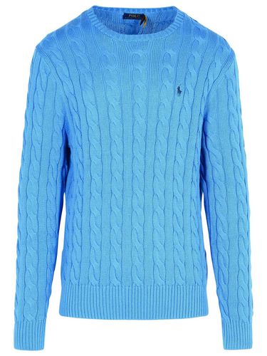 Logo Embroidered Cable-knit Jumper - Polo Ralph Lauren - Modalova