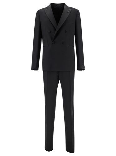 Double-breasted Tuxedo With Peak Revers In Wool Man - Tagliatore - Modalova