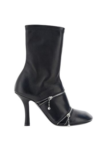 Burberry Peep Ankle Boots - Burberry - Modalova