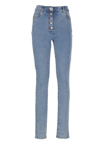 Jeans High-waisted Straight-leg Jeans - M05CH1N0 Jeans - Modalova