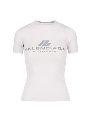 Activewear Stretch Jersey T-shirt - Balenciaga - Modalova