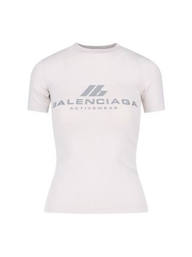 Activewear Stretch Jersey T-shirt - Balenciaga - Modalova