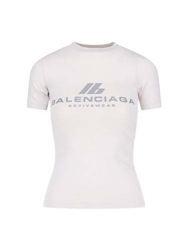 Activewear Stretch Jersey T-shirt - Balenciaga - Modalova