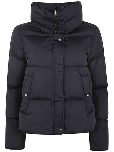 Nylon Chamoix Short Down Jacket - Herno - Modalova