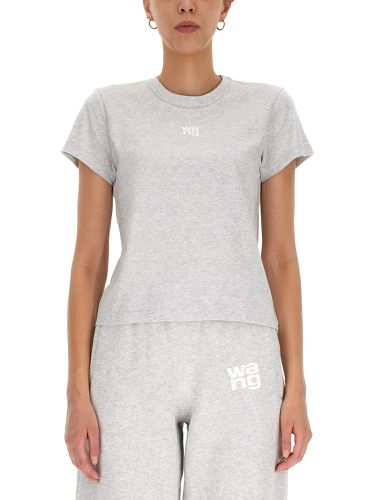 Embossed Logo T-shirt - Alexander Wang - Modalova